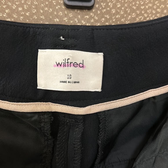 🔥🔥🔥Aritzia Wilfred Black & White Trouser Pants - Picture 3 of 10